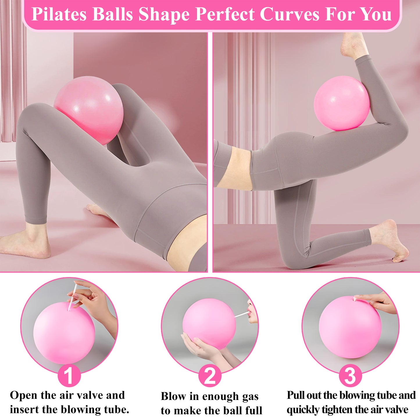 punada Pilates Kit, Pilates Essentials Kit for Women with 14" Pilates Ring and Ball, Pilates Equipment Set with Resistance Bands, Core Sliders, and Accessories for Starter Home Workout