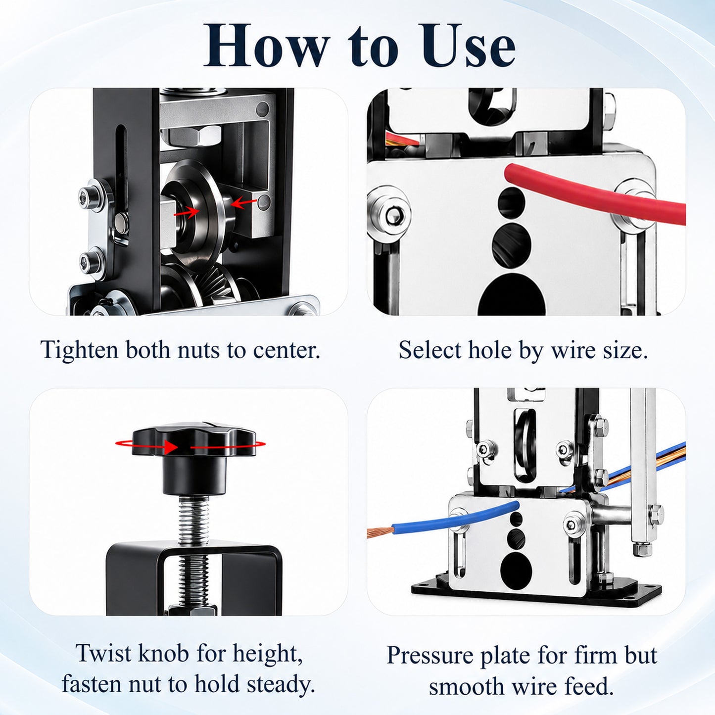 punada Manual Wire Stripping Machine, Gauge Wire 0.06-1 inch, Copper Wire Peeler Tool, Drill Powered and Hand Crank Dual-Drive Stripper for Scrap Recycling and DIY Use